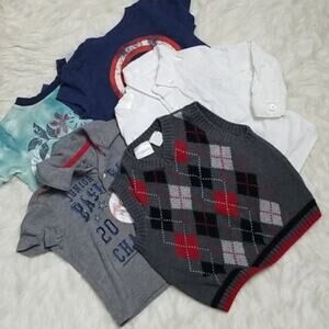 Boys 18 month mixed brand shirt bundle
